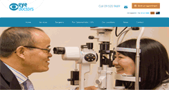 Desktop Screenshot of eyedoctors.co.nz