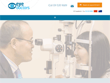 Tablet Screenshot of eyedoctors.co.nz